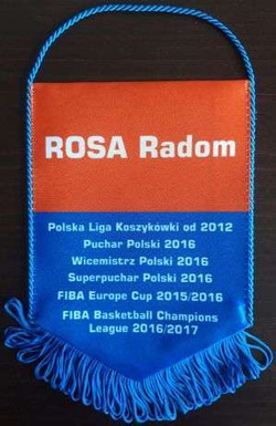 Proporczyk Rosa Radom koszykówka