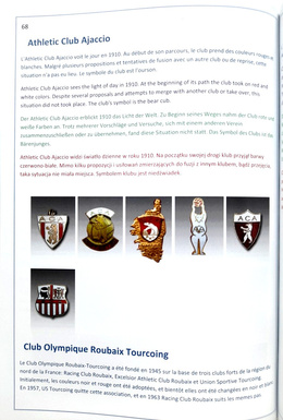 Katalog odznak francuskich klubów piłkarskich grających w I lidze w latach 1932-2020