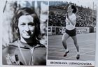 Pocztówka Bronisława Ludwichowska (lekkoatletyka)