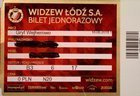 Bilet Mecz Widzew Łódź - Gryf Wejherowo II liga (18.08.2018)