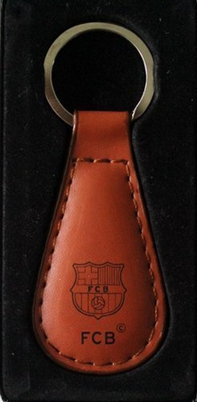 Skórzany brelok FC Barcelona (produkt oficjalny)