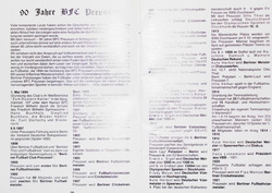 90 lat BFC Preussen Berlin 1894-1984