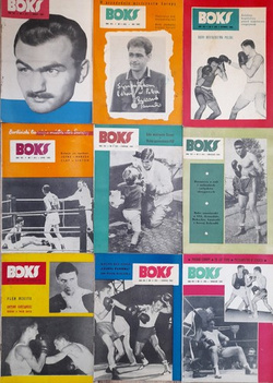 Miesięcznik Boks 1965 (9 numerów) 
