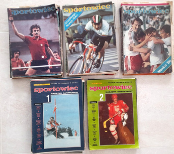 Magazyn Ilustrowany Sportowiec 1984-1989 (zestaw 122 numerów)