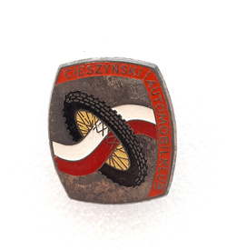 Odznaka Odznaka Cieszyński Automobilklub, duża (PRL, na śrubę)