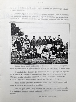60 lat TJ Velox Vseradice 1932-1992 (Czechy)