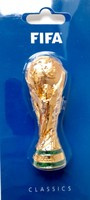 Mini replika 3D Trofeum Piłkarskie Mistrzostwa Świata FIFA, pozłacana (produkt oficjalny) 7 cm
