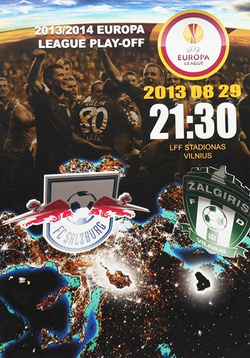 Program Żalgiris Wilno - FC Salzburg, Liga Europy (29.08.2013)