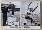 Pocztówka Elżbieta Krzesińska (lekkoatletyka)