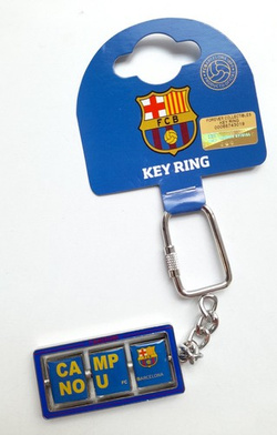 Brelok FC Barcelona stadion Camp Nou dwustronny (produkt oficjalny)