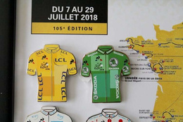 Zwycięzcy Tour de France 2018 koszulki w ramce (oficjalny produkt)