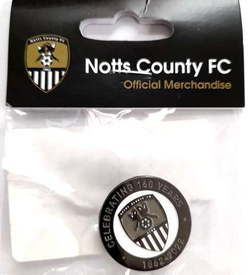 Odznaka 160 lat Notts County FC 1862-2022 (produkt oficjalny)