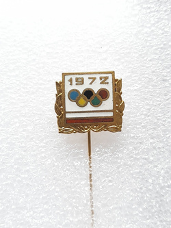 Odznaka Igrzyska Olimpijskie Monachium 1972 reprezentacja Polski (emalia)