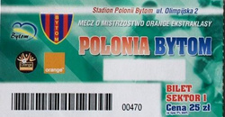 Bilet Polonia Bytom Orange Ekstraklasa