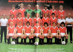 Program Manchester United - Widzew Łódź Puchar UEFA (17.09.1980)