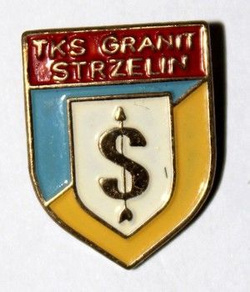 Odznaka TKS Granit Strzelin herb (PRL, lakier)