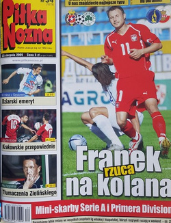 Tygodnik Piłka Nożna rocznik 2005 (kompletny, 52 numery, oprawiony)