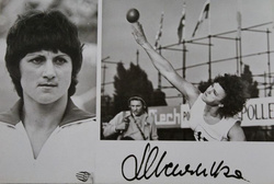 Pocztówka Ludwika Chewińska (lekkoatletyka)