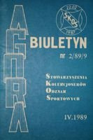 Biuletyn Stowarzyszenia Kolekcjonerów Odznak Sportowych "Agora" nr 2(9)/1989
