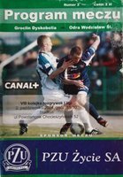 Program Groclin Dyskobolia Grodzisk Wielkopolski - Odra Wodzisław Śląski Idea Ekstraklasa (02.10.2004)