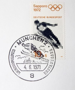 Karty pocztowe FDC Zimowe Igrzyska Olimpijskie Sapporo 1972 (Niemcy)