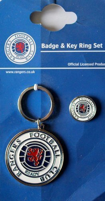 Odznaka i brelok Glasgow Rangers (produkt oficjalny)