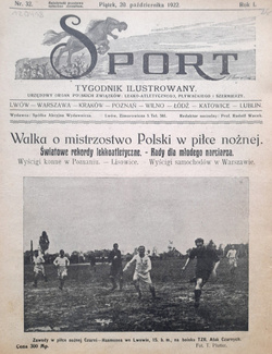 Tygodnik Ilustrowany Sport (Lwów, 20.10.1922)