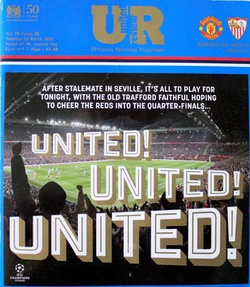Program Manchester United - Sevilla FC Liga Mistrzów (13.03.2018)