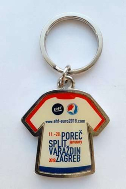 Brelok Mistrzostwa Europy w piłce ręcznej mężczyzn Chorwacja 2018 (produkt oficjalny)