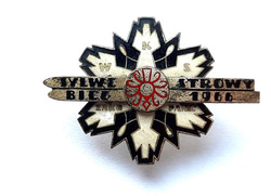 WKS Zakopane. Bieg Sylwestrowy 1966 (emalia)