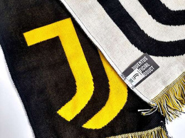 Szalik Juventus Turyn czarny, jednostronny (produkt oficjalny)