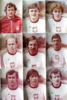9 pocztówek Reprezentanci Polski na XI Mistrzostwa Świata 1978
