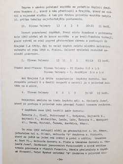 60 lat piłki nożnej w Velvarach 1919-1979 (Czechy)