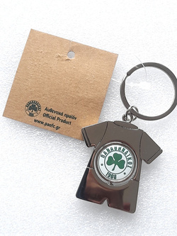 Brelok Panathinaikos Ateny koszulka z obrotowym herbem (produkt oficjalny)
