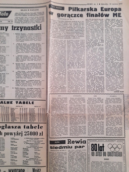 Gazeta Sport nr 117/1976 (zapowiedź Mistrzostw Europy w piłce nożnej)