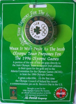 Irlandzki Komitet Olimpijski St. Patrick's Day 1985 490 dni do IO Atlanta 1996 (oficjalna)