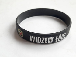 Opaska na rękę Widzew Łódź, czarna (produkt oficjalny)