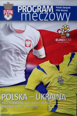 Program Polska - Ukraina mecz towarzyski (04.09.2010)