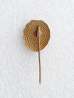 Odznaka  35 lat SKS Start Bytom ze złotym wieńcem (PRL, emalia)