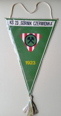 Proporczyk KS 23 Górnik Czerwionka (materiał)