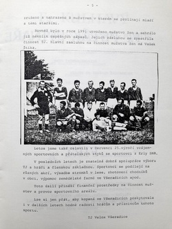 60 lat TJ Velox Vseradice 1932-1992 (Czechy)
