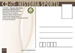 Warta Poznań (27.10.1929) - Kolekcja Historia Sportu nr 76