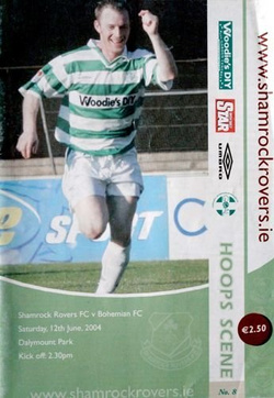 Program Shamrock Rovers Dublin - Bohemians Dublin Premier Division (12.06.2004)