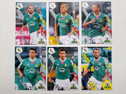 Karty piłkarze GKS Bełchatów 6 sztuk (Ekstraklasa 2014-2015, Panini Adrenalyn XL)