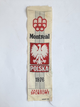 Proporczyk Reprezentacja Polski Igrzyska Olimpijskie Montreal 1976