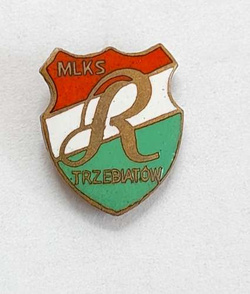 Odznaka MLKS Rega Trzebiatów (PRL, emalia)