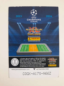 Karty piłkarze Arsenal Londyn 11 sztuk (Liga Mistrzów 2012-2015 Panini)