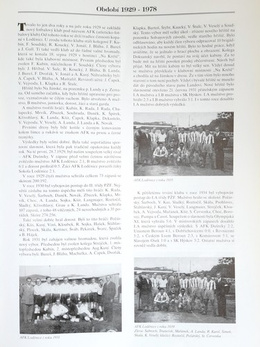 Lekkoatletyczno-Piłkarski Klub Sportowy Lodenice. 75 lat (Czechy)