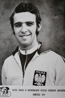 Pocztówka Janusz Kowalski (kolarstwo) mistrz świata 1974 (Klub Kolekcjonera)