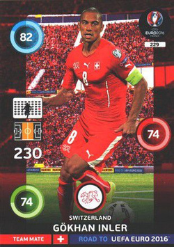 Gokhan Inler - Szwajcaria (nr 229 - Team Mate)